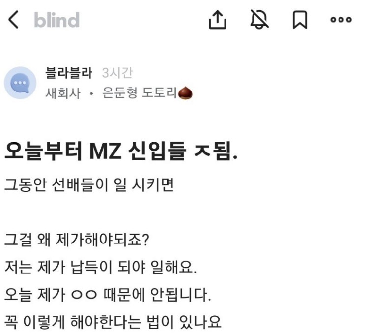 우리회사 MZ